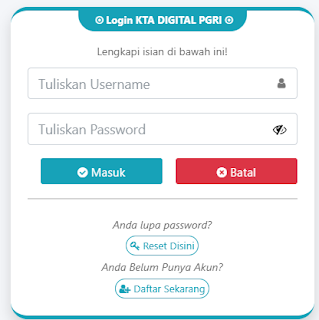 Register PGRI Empat Lawang - Persatuan Guru Republik Indonesia Cabang Empat Lawang